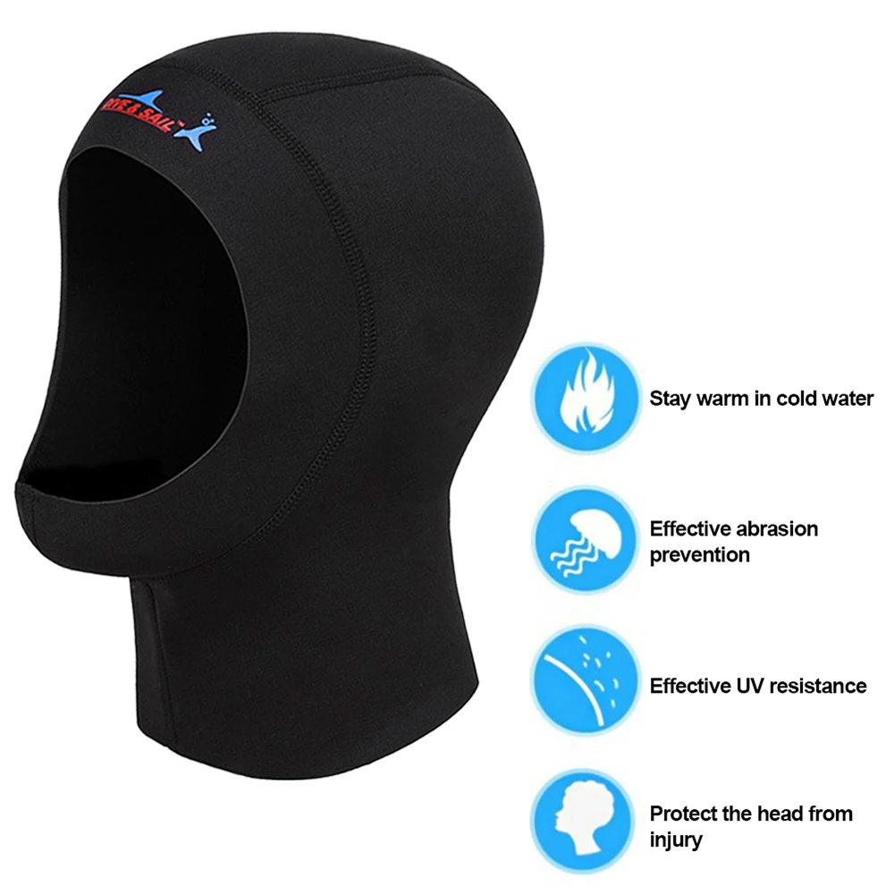 Aquatic Sports Cap - Touca de Mergulho de Neoprene 1mm