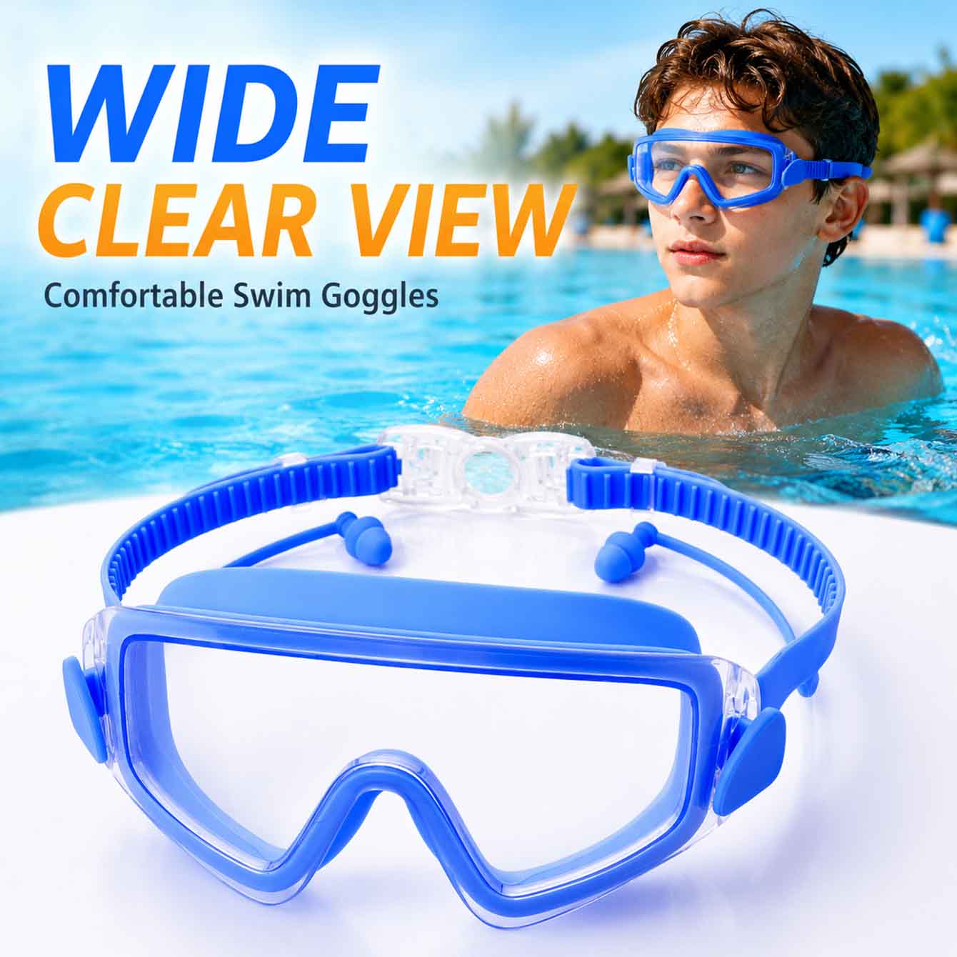 Máscara de Mergulho com Óculos - Snorkel Dry Top avaliação e preço