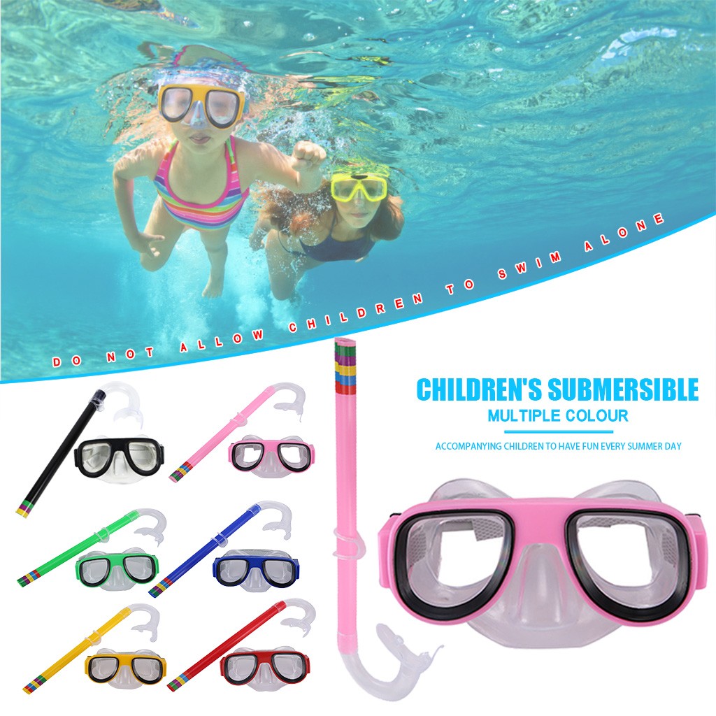 Verão crianças óculos de mergu - Snorkel Dry Top avaliação e preço