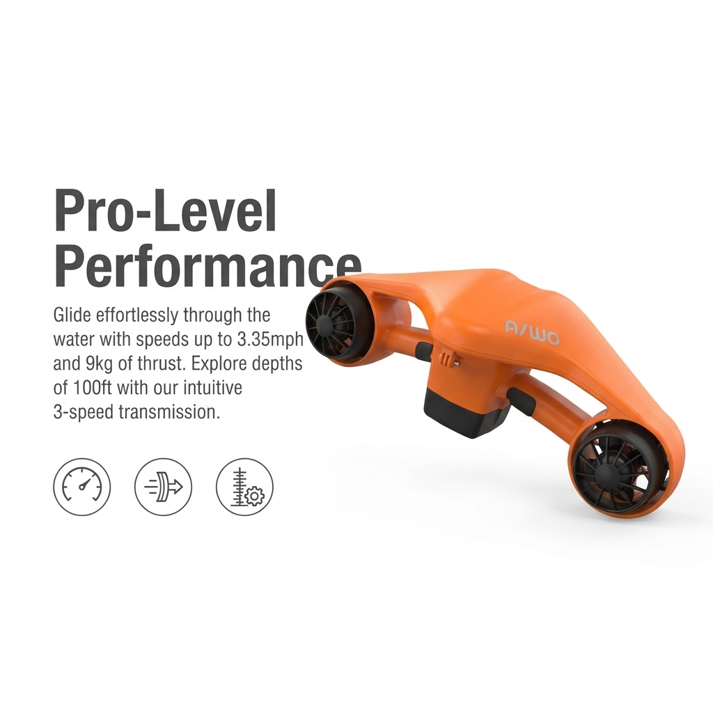 Scooter Elétrico Subaquático 3 - Snorkel Dry Top avaliação e preço