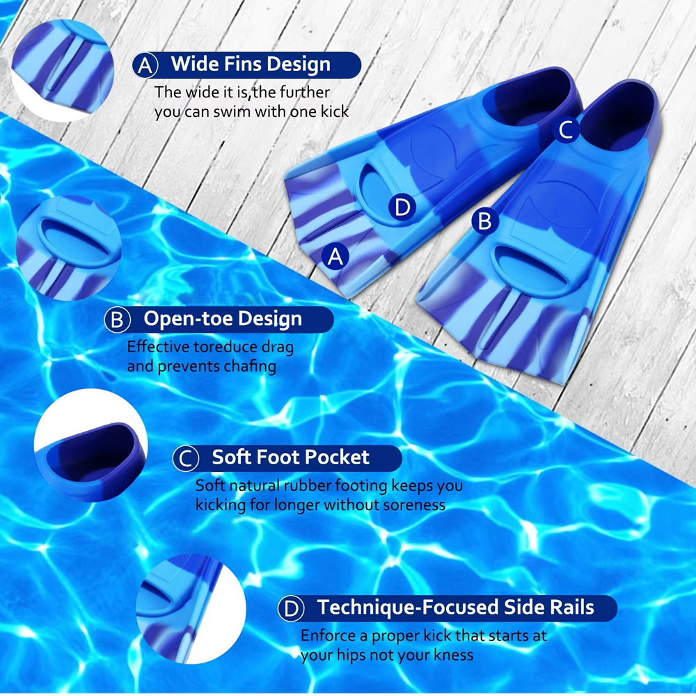 Palmilhas de natação de silico - Snorkel Dry Top avaliação e preço