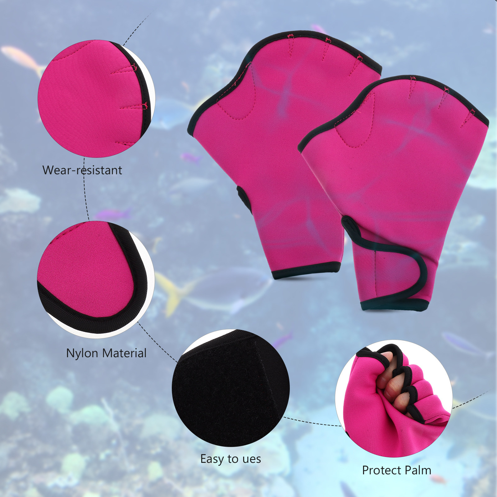 1 par de luvas de treinamento  - Aquatic Sports Equipment avaliação e preço